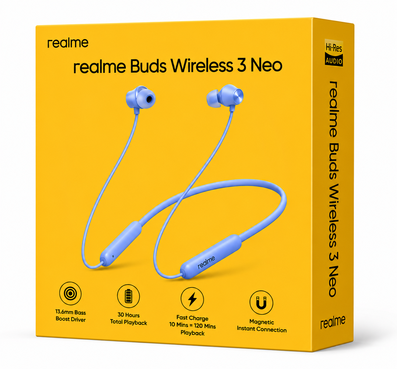 Realme Buds Wireless 2 Neo – Wireless Bluetooth Earbuds (Sky Blue)