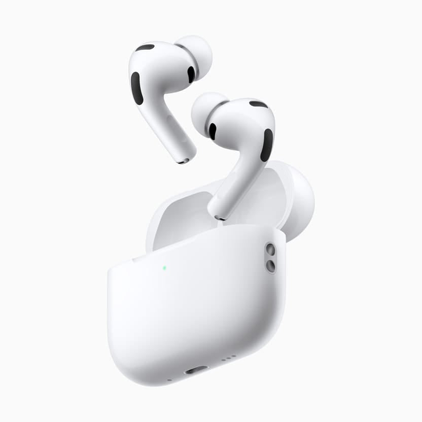 AirPods Pro (2nd generation) with MagSafe Case (USB-C) Bluetooth Headset (White, True Wireless)