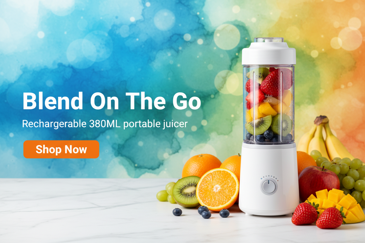 Blend On The Go Banner